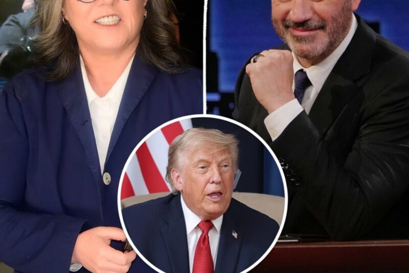 Jimmy Kimmel taps longtime Trump nemesis Rosie O’Donnell to replace him as he steps back from late-night show